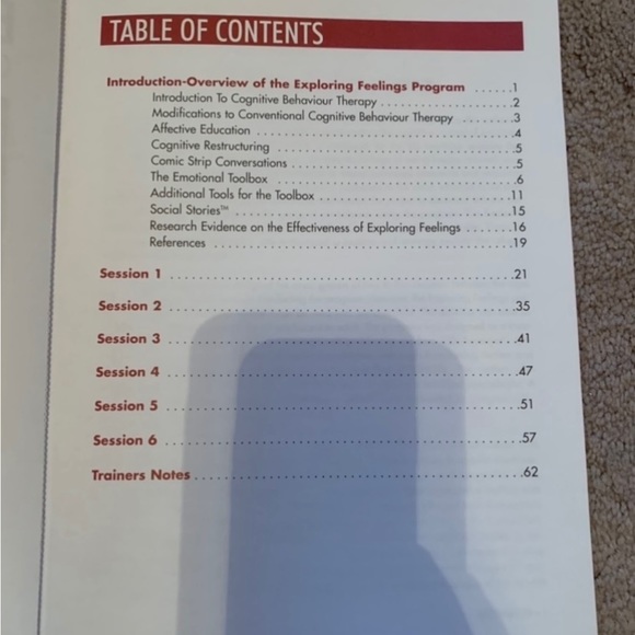 Exploring feelings- cognitive behavioral therapy to manage anger book! Like new - Picture 2 of 9